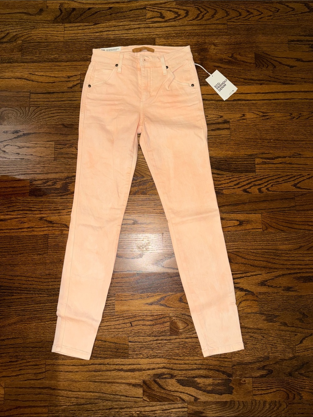 NWT Joe's Jeans The Wasteland Ankle High-Rise Skinny Jeans - Peach - Picture 5 of 6